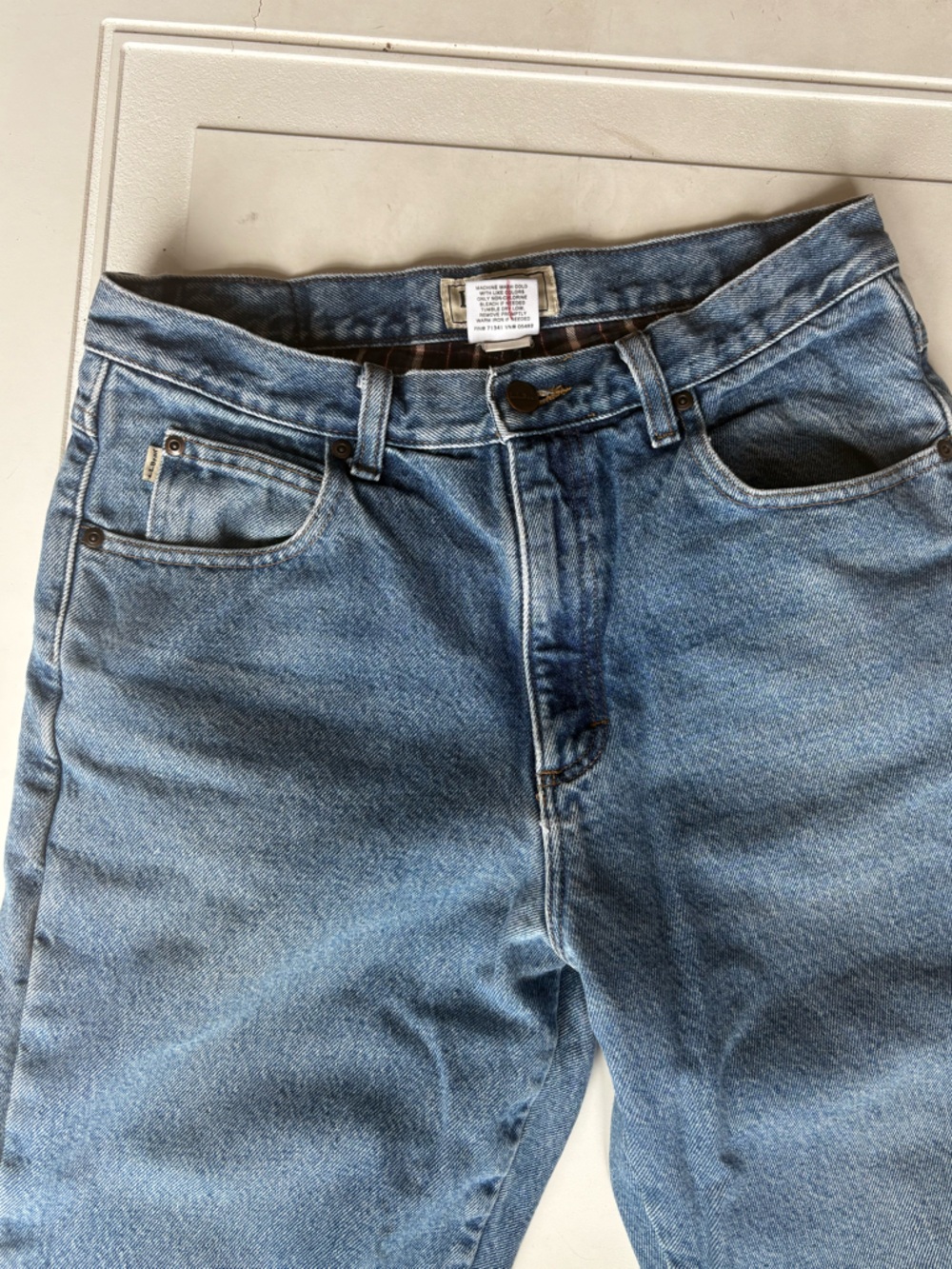 L.L. Bean Men’s Flannel Lined Jeans Size 31x30 - Picture 5 of 9